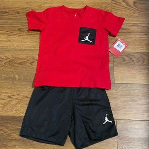 Jordan 4t shirt/ short set NWT